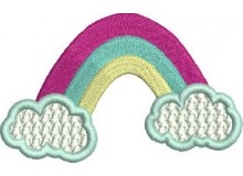 Stickdatei - Wonderland Regenbogen 